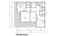 Sonnleitner Holzbauwerke - Kundenhaus Grünwald - Grundriss Obergeschoss