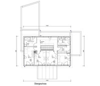 Sonnleitner Holzbauwerke - Kundenhaus Obersdorf - Grundriss Obergeschoss