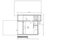Sonnleitner Holzbauwerke - Kundenhaus Rodler - Grundriss Obergeschoss