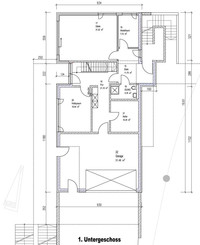 Sonnleitner Holzbauwerke - Bauhaus Kornfeld - Grundriss 1. UG Sonnleitner Holzbauwerke - Bauhaus Kornfeld - Grundriss 1. UG