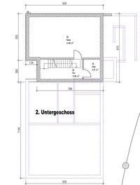 Sonnleitner Holzbauwerke - Bauhaus Kornfeld - Grundriss 2. UG
