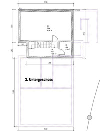 Sonnleitner Holzbauwerke - Bauhaus Kornfeld - Grundriss 2. UG Sonnleitner Holzbauwerke - Bauhaus Kornfeld - Grundriss 2. UG