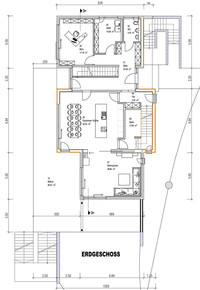 Sonnleitner Holzbauwerke - Bauhaus Kornfeld - Grundriss Erdgeschoss