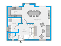 Spektral Haus - Haus Clarus 133 - Grundriss Erdgeschoss