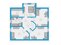 Spektral Haus - Haus Clarus 180 - Grundriss Dachgeschoss