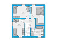 Spektral Haus - Haus Edita 114 - Grundriss Obergeschoss