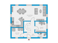 Spektral Haus - Haus Edita 141 - Grundriss Erdgeschoss Spektral Haus - Haus Edita 141 - Grundriss Erdgeschoss