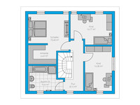 Spektral Haus - Haus Edita 141 - Grundriss Obergeschoss Spektral Haus - Haus Edita 141 - Grundriss Obergeschoss