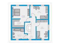 Spektral Haus - Haus Edita 141 - Grundriss Obergeschoss