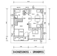 Tirolia - Holzhaus Greifenburg - Grundriss DG