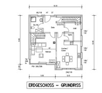 Tirolia - Holzhaus Greifenburg - Grundriss EG