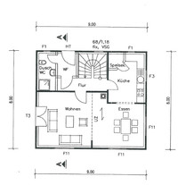 Tirolia - Blockhaus Rheintal - Grundriss EG