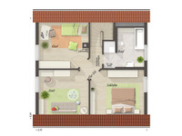 Town & Country - Haus Raumwunder 100 - Grundriss Dachgeschoss Town & Country - Haus Raumwunder 100 - Grundriss Dachgeschoss
