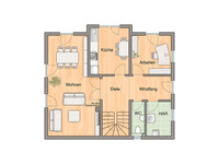 Town & Country - Haus Lichthaus 152 - Grundriss Erdgeschoss Town & Country - Haus Lichthaus 152 - Grundriss Erdgeschoss
