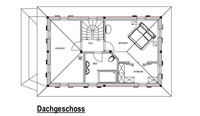 Voema-Bio-Bau - Haus Florenz- Grundriss Dachgeschoss