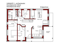 Vöma-Bio-Bau - Haus Pro Lifestyle- Grundriss Erdgeschoss