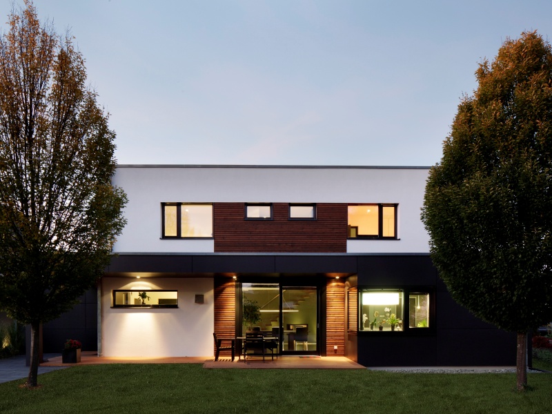 Modernes fertighaus von baufritz haus nilles
