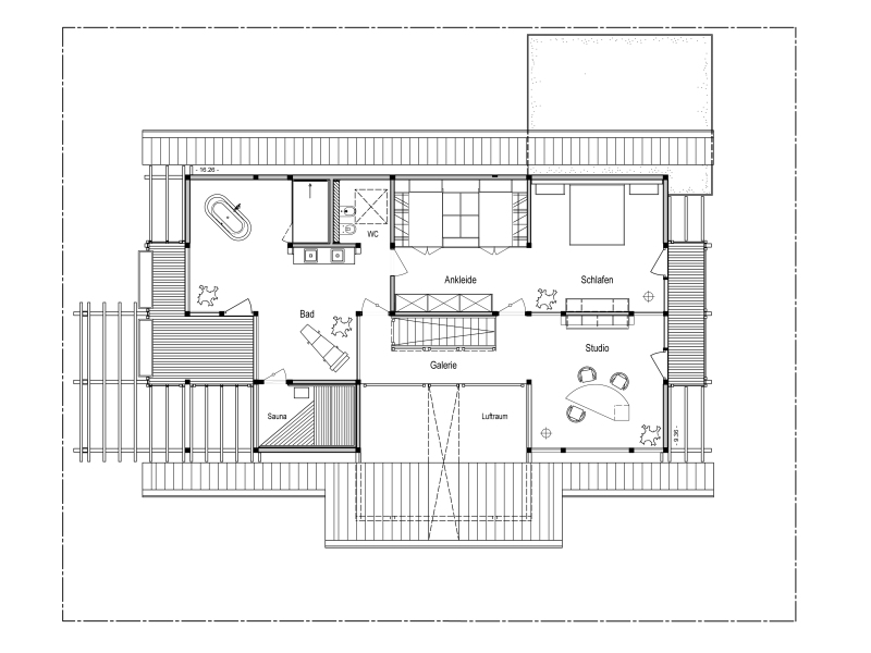 DAVINCI HAUS Musterhaus Bad Vilbel Grundriss Dachgeschoss DAVINCI HAUS Musterhaus Bad Vilbel Grundriss Dachgeschoss